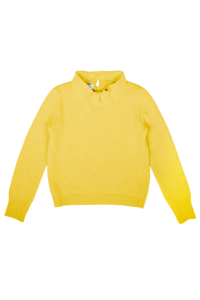 Mimisol FW23 Yellow Knit Sweater