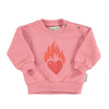 Piupiuchick ss24 Heart Print Sweatshirt