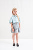 TV SS24 Jean Stripe Mini Skirt