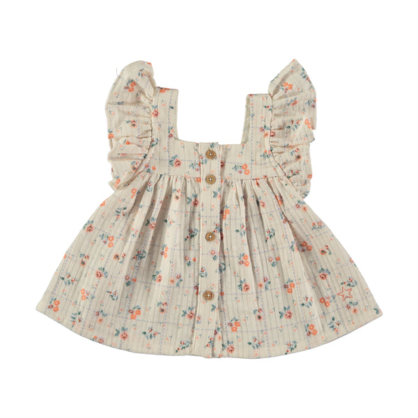 TV SS24 Floral Check Baby Blouse
