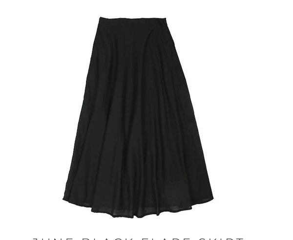 Luna Mae ss24 Black June Skirt