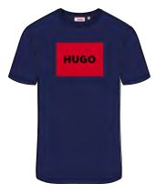 Hugo SS24 Bold Logo Blue Tee