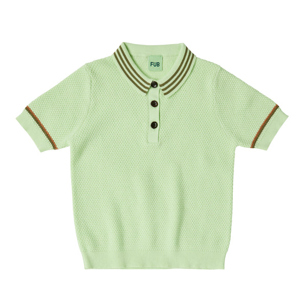 Fub ss24 Apple Pique Polo Sweater
