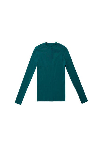 Zaika SS24 Green Small Ribbed Sweater
