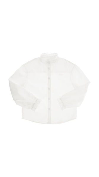 Philosophy SS24 Popelin Shirt With Rouches