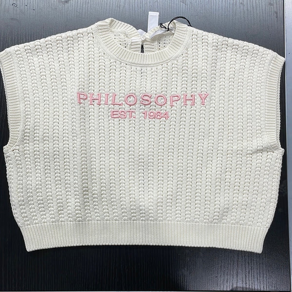 Philosophy SS24 Knit Logo Vest