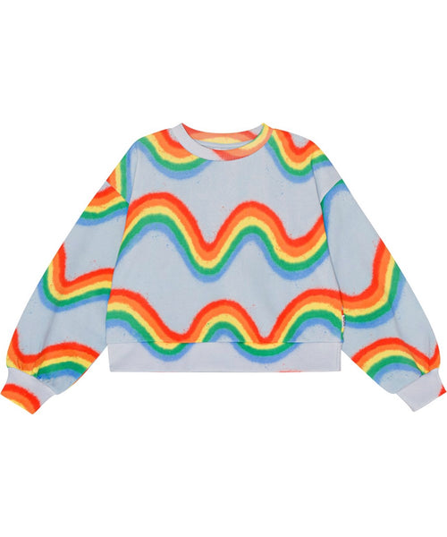 Molo SS24 Miki Rainbow Waves Sweatshirt