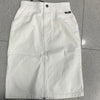 DKNY SS24 White Denim Skirt