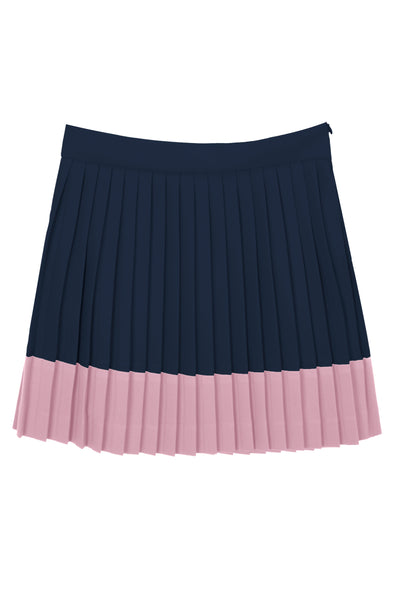 Mimisol FW23 Bicolor Pleated Skirt