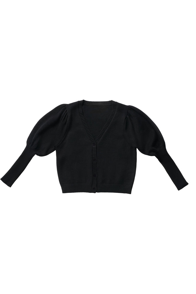 Zaika FW23 Black Puff Sleeve Sweater
