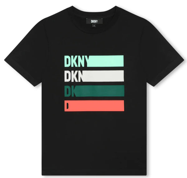 DKNY SS24 Black Multicolor Logo