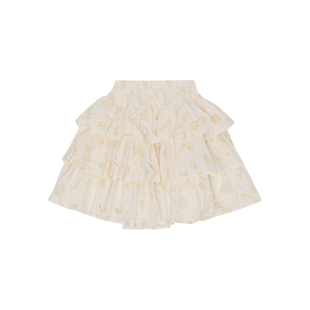 CR ss23 Embroidered Layered Skirt