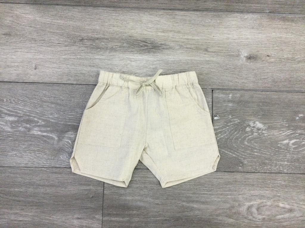 KIPP SS23 Stone Linen Shorts